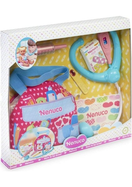 Acil Durum Çantası, Oyuncak Bebekler Için Tıbbi Aksesuarlar, 3 Yaş ve Üzeri Çocuklar Için Ideal Hediye (Famosa 700016295)