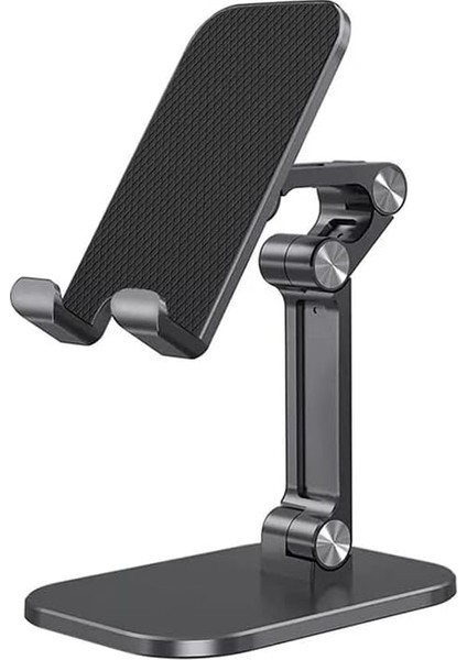 Akrobat Katlanabilir Ergonomik Telefon Tutucu Standı ve Tablet Tutucu Standı Desk Holder Oynar Başlıklı Kaymaz Zemin Tabanlı Stand