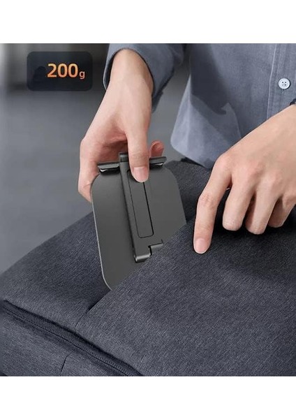 Akrobat Katlanabilir Ergonomik Telefon Tutucu Standı ve Tablet Tutucu Standı Desk Holder Oynar Başlıklı Kaymaz Zemin Tabanlı Stand