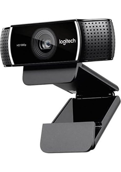 Standlı C922 Pro Web Kamerası, Full Hd 1080P, 78° Görüş Alanı, Otomatik Odaklama, Pozlama Telafisi, H.264 Sıkıştırma, USB Bağlantısı, Obs, Xsplit Vb. Üzerinden Akış Için - Siyah