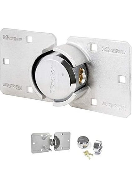 Lock - 736EURD - Vorteilpack: Menteşe + Yuvarlak Asma Kilit Ohne Askı