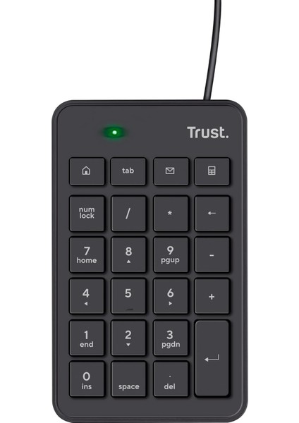 22221 Xalas USB Sayısal Mini Klavye, Siyah