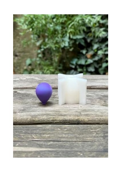 Concept Balon Elips Orta Boy Silikon Mum Kalıbı