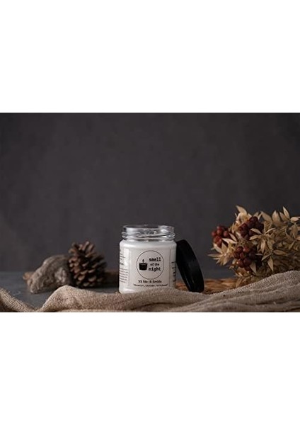 Of The Night En Verimli Kavanoz Soya Mumu, Tertemiz Yanar, Kokulu Soya MUMU,%100 El Yapımı Mum, Doğal, Sağlıklı, Mandalina,kahve,sandal Ağacı Kokulu (Ss No:3 Muspell)