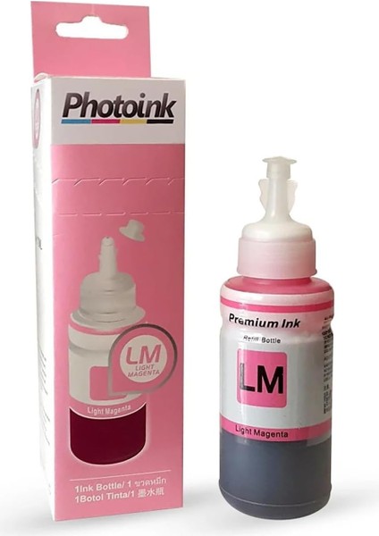 Plus L Serisi Mürekkepleri, Epson T6735 Uyumlu 70 ml Kırmızı Photoink Plus Mürekkep (6 Renkli Yazıcılar Için) - L800/L805/L810/L850/L1300/L1800/ L382/L386/L455/1455