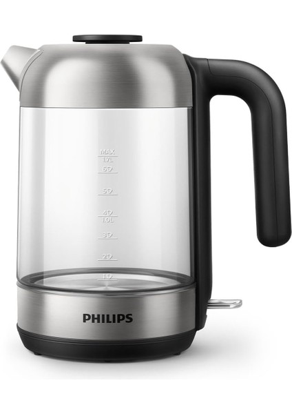 HD9339/80 Cam Su Isıtıcısı, 1,7 Litre, LED Aydınlatma, Kuru Çalışma Koruması, Çıkarılabilir Mikro Süzgeç Filtresi, 2200 W