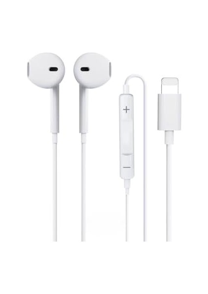 Lightning Girişli Kablolu Earpods Kulaklık, Tak Çalıştır