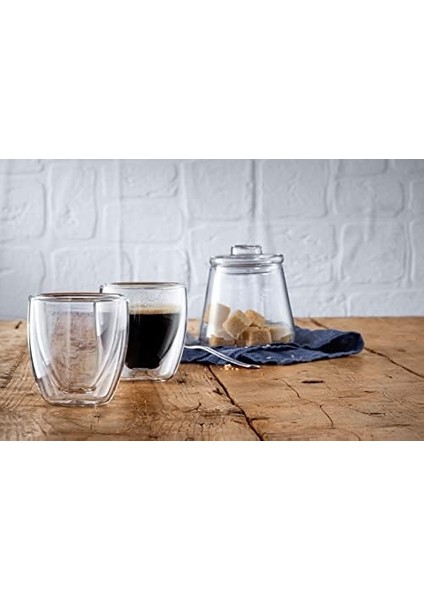 Cam Espresso Bardağı 2p
