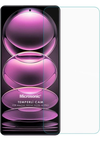 Xiaomi Redmi Note 12 Pro Tempered Glass Cam Ekran Koruyucu