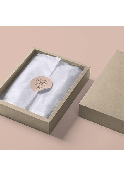 Paketleme Çıkartmaları - Hediye Paketleri Için Renkli Sticker - 88 Adet 3.4 cm Çapında - Çiçekli Seri Yuvarlak Paketleme Etiketleri