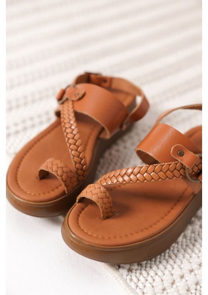 Likya Premium Taba Hakiki Deri Sandalet indirimleri