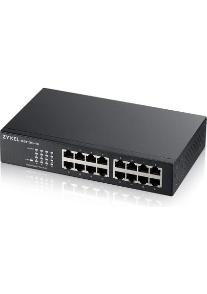 16-Port 10/100/1000 Gigabit Ethernet Unmanaged Switch | Fansız Tasarım