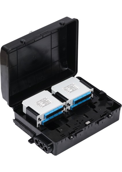 32 Port Duvar Tipi Fiber Optik Dağıtım Kutusu – 2x1/16 & 1x1/32 Kaset Tipi Splitter Uyumlu, Çift Anahtarlı Kilitli,