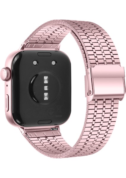 Huawei Watch Fit 4 & Watch Fit 4 Pro Uyumlu Kordon A+Kalite Metal Paslanmaz Ayarlanabilir Kordon