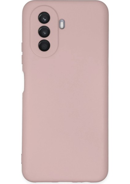 Huawei Nova Y70 Kılıf Nano Içi Kadife Silikon - Pudra Dpmah