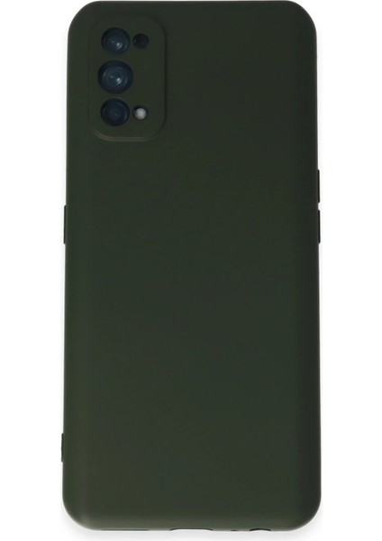 Realme 7 Pro Kılıf Nano Içi Kadife Silikon - Koyu Yeşil Dpmah