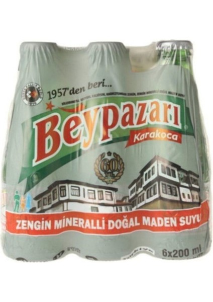 Doğal Sade Soda Maden Suyu 6X200 ml