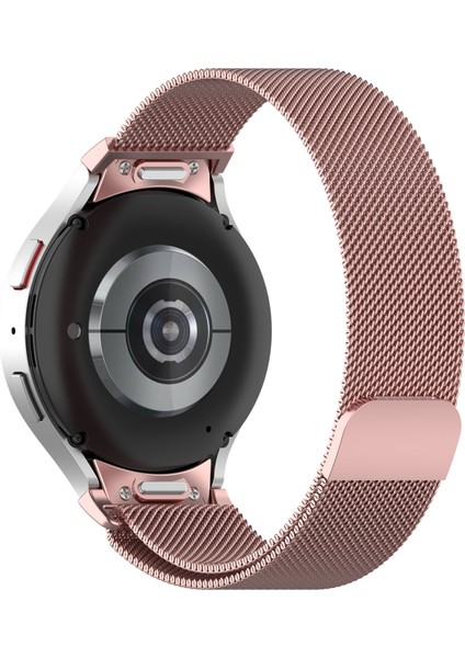 Samsung Galaxy Watch 4/5/6/7/fe/40/44/classic/42/43/46/47 Uyumlu Kordon A+Kalite Metal Hasır Kordon