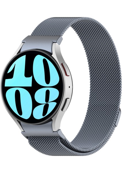 Samsung Galaxy Watch 4/5/6/7/fe/40/44/classic/42/43/46/47 Uyumlu Kordon A+Kalite Metal Hasır Kordon