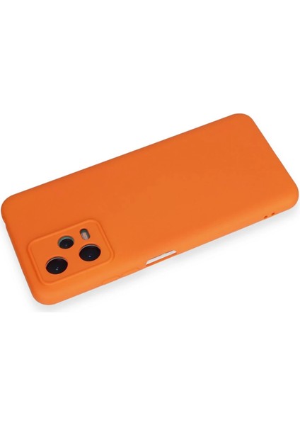Xiaomi Redmi Note 12 5g Kılıf Nano Içi Kadife Silikon - Turuncu Dpmah