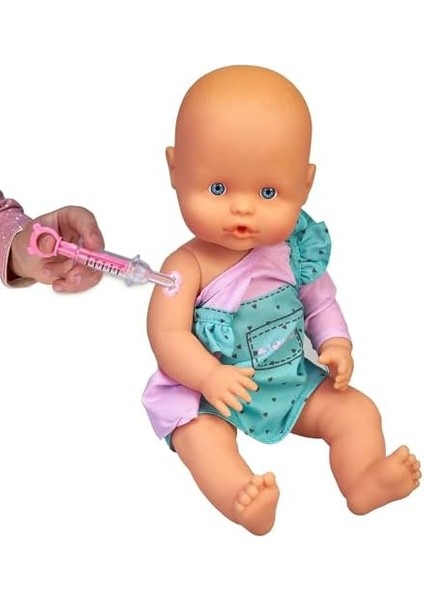 - Kötü Mü Hissediyorsun? Hasta Olup Olmadığını Görmek ve Doktor Veya Hemşire Olup Tedavisini Yapmanız Için Aksesuarları Olan Oyuncak Bebek, 3 Yaşındaki Çocuklar Için Oyuncak, Famosa (700016658)