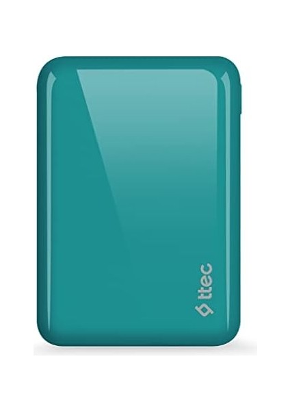 2BB156TZ Recharger Taşınabilir Şarj Aleti / Powerbank, 10.000 Mah, Turkuaz
