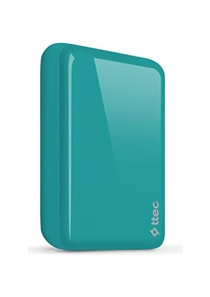 2BB156TZ Recharger Taşınabilir Şarj Aleti / Powerbank, 10.000 Mah, Turkuaz