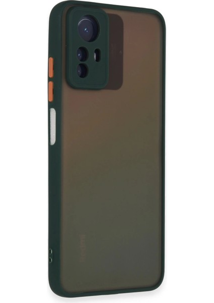 Xiaomi Redmi Note 12S Kılıf Montreal Silikon Kapak - Yeşil Dpmah