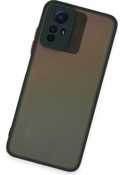 Xiaomi Redmi Note 12S Kılıf Montreal Silikon Kapak - Yeşil Dpmah