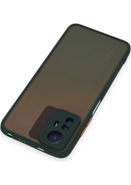 Xiaomi Redmi Note 12S Kılıf Montreal Silikon Kapak - Yeşil Dpmah