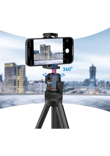 TT51 Alüminyum Alaşımlı Taşınabilir Tripod T089GBB1