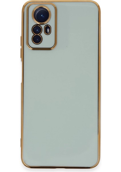 Xiaomi Redmi Note 12S Kılıf Volet Silikon - Açık Yeşil Dpmah