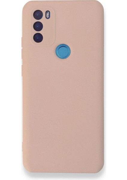 General Mobile Gm 21 Plus Kılıf Nano Içi Kadife Silikon - Pudra Dpmah