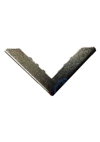 Kitap, Kapak, Menü, Albüm Köşesi, Büyük - 23X40MM, Nikel, 10 Adet