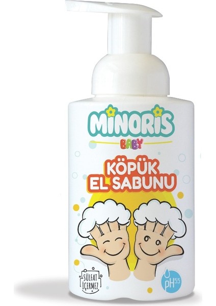 Minoris Baby Organik Köpük El Sabunu 300ML.GLPZR