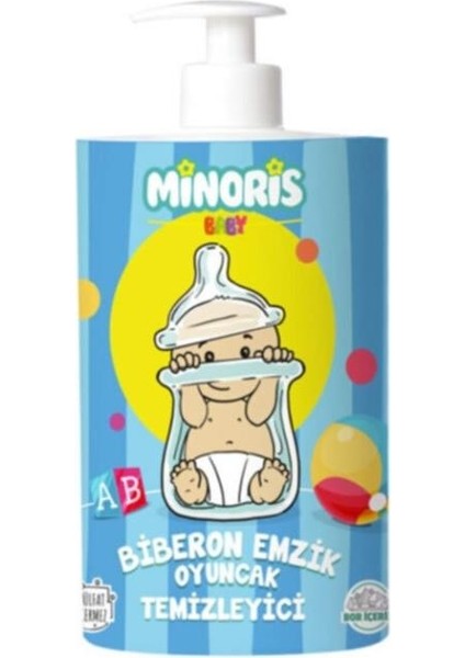 Minoris Baby Organik Antialerjik Biberon Emzik Temizleyici 500ML.GLPZR