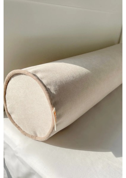 Krem Toprak Biyeli Fitilli Silindir Sosis Bumper Yastık fiyatları