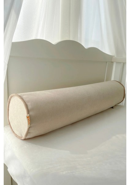 Krem Toprak Biyeli Fitilli Silindir Sosis Bumper Yastık modelleri