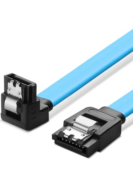 CA-4602 Sata 3.0 Data Kablosu 90 Derece Mavi