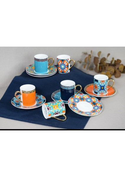 Eleganza 6 Lı Kahve Fincanı Takımı