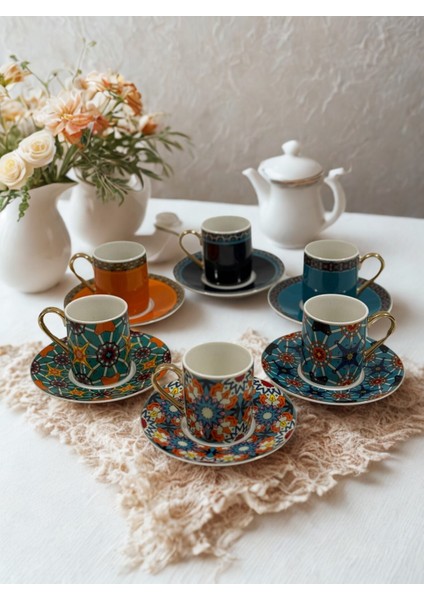 Eleganza 6 Lı Kahve Fincanı Takımı