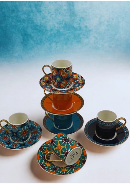 Eleganza 6 Lı Kahve Fincanı Takımı
