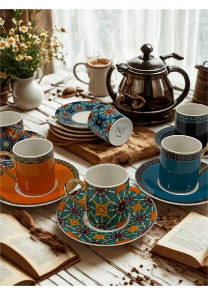 Eleganza 6 Lı Kahve Fincanı Takımı