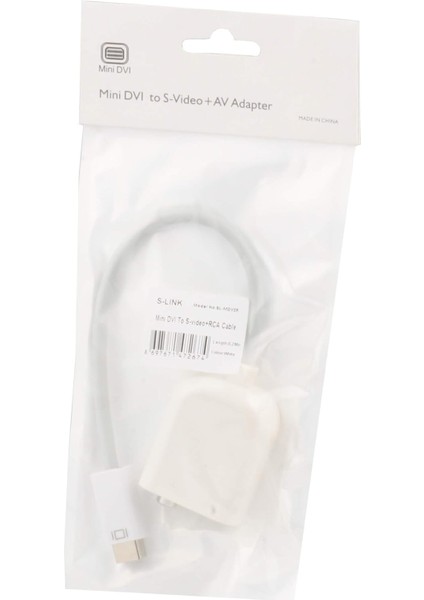 SL-MDV25 Mini DVI To Video 20CM Apple Kablosu