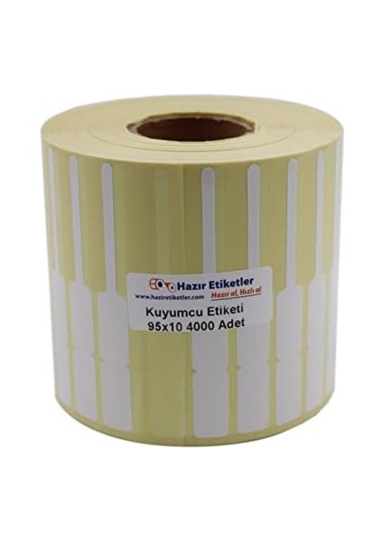 Etiketler , Hazır Al Hızlı Al Kuyumcu Etiketi, Mücevher Stickerları, Takı Etiketleri, 95X12 4000 Adet Rulo Etiket, Pp Opak Baskısız Jewelry, Jewelery Etiketleri, Altın, Elmas, Yüzük Etiketi