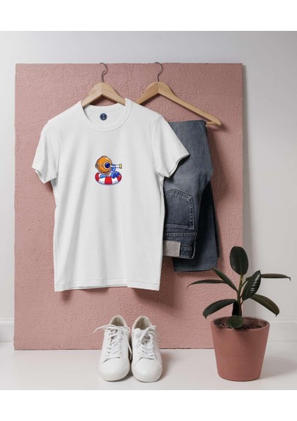 Oversize Can Simidi ve Dalgıç / Diver Tasarım T-Shirt modelleri