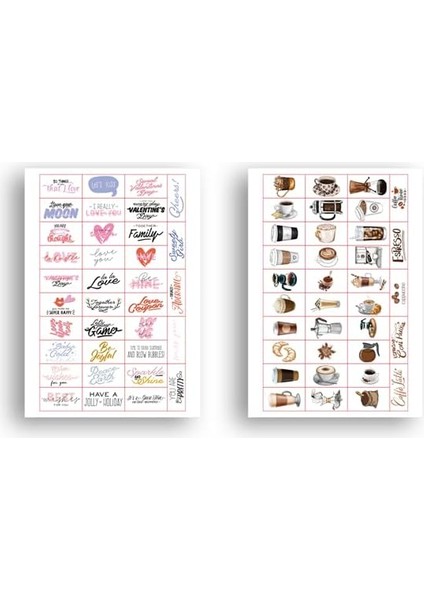 Color Sticker Book 756 Adet Renkli Etiket Bang