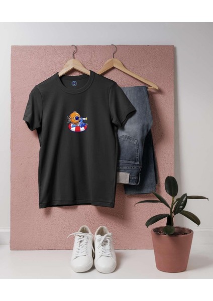 Oversize Can Simidi ve Dalgıç / Diver Tasarım T-Shirt fırsatları