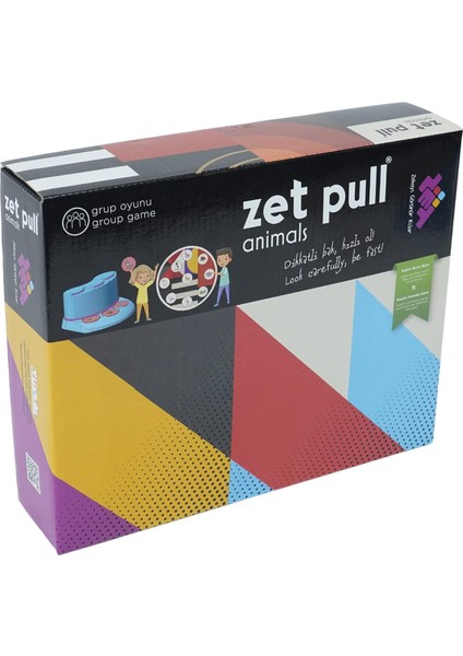 Pull Animals Zeka ve Işitsel Algı Oyunu 3+ Yaş 8 Oyuncu