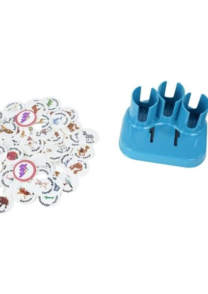 Pull Animals Zeka ve Işitsel Algı Oyunu 3+ Yaş 8 Oyuncu